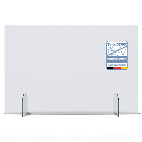 Spuckschutz Typ 5 – platzsparender Aufsteller aus Plexiglas